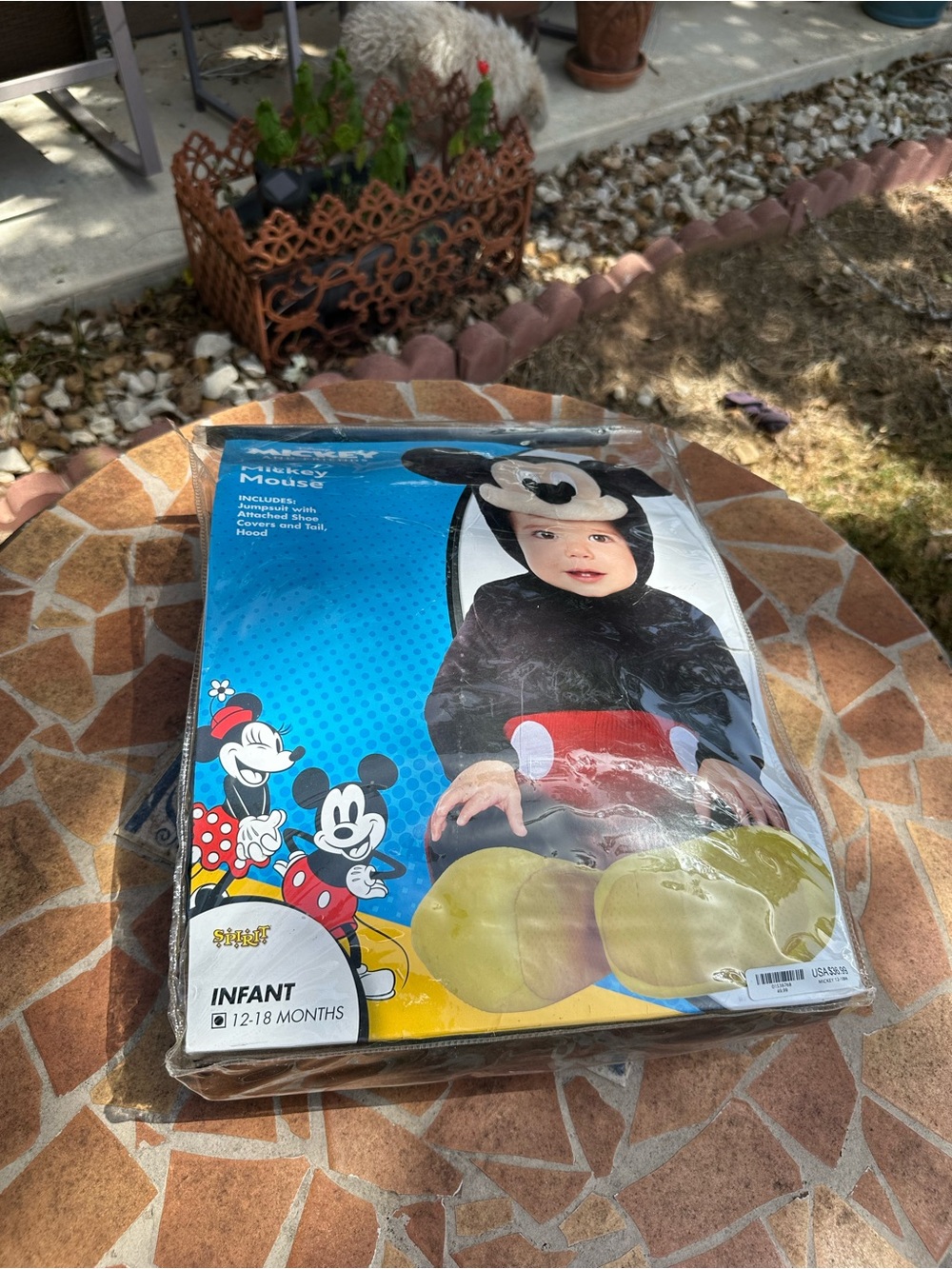 Spirit Infant Mickey Mouse Costume - Black, Red, Yellow